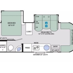 2017 Thor Motor Coach SIESTA SPRINTER 24SS