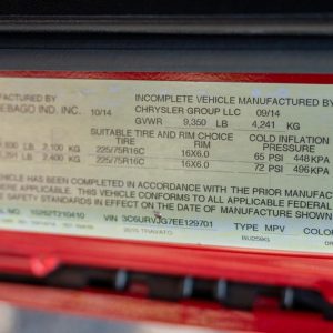 2015 Ram ProMaster 3500 Winnebago Travato