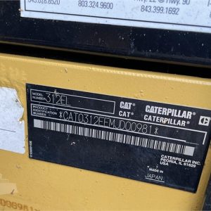 2014 CATERPILLAR 312E