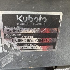 2020 KUBOTA Compact Tractors M7060D
