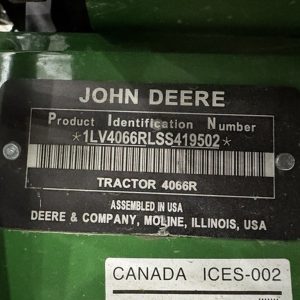 2025 John Deere Tractors 4066R